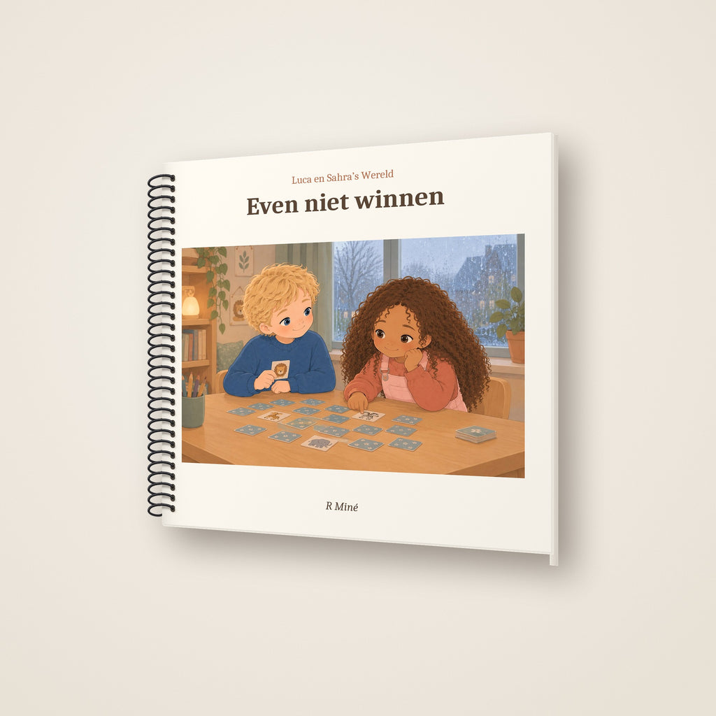 Even niet winnen – schuin aanzicht, spiraalgebonden