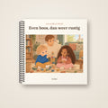 Even boos, dan weer rustig – voorkant, spiraalgebonden prentenboek