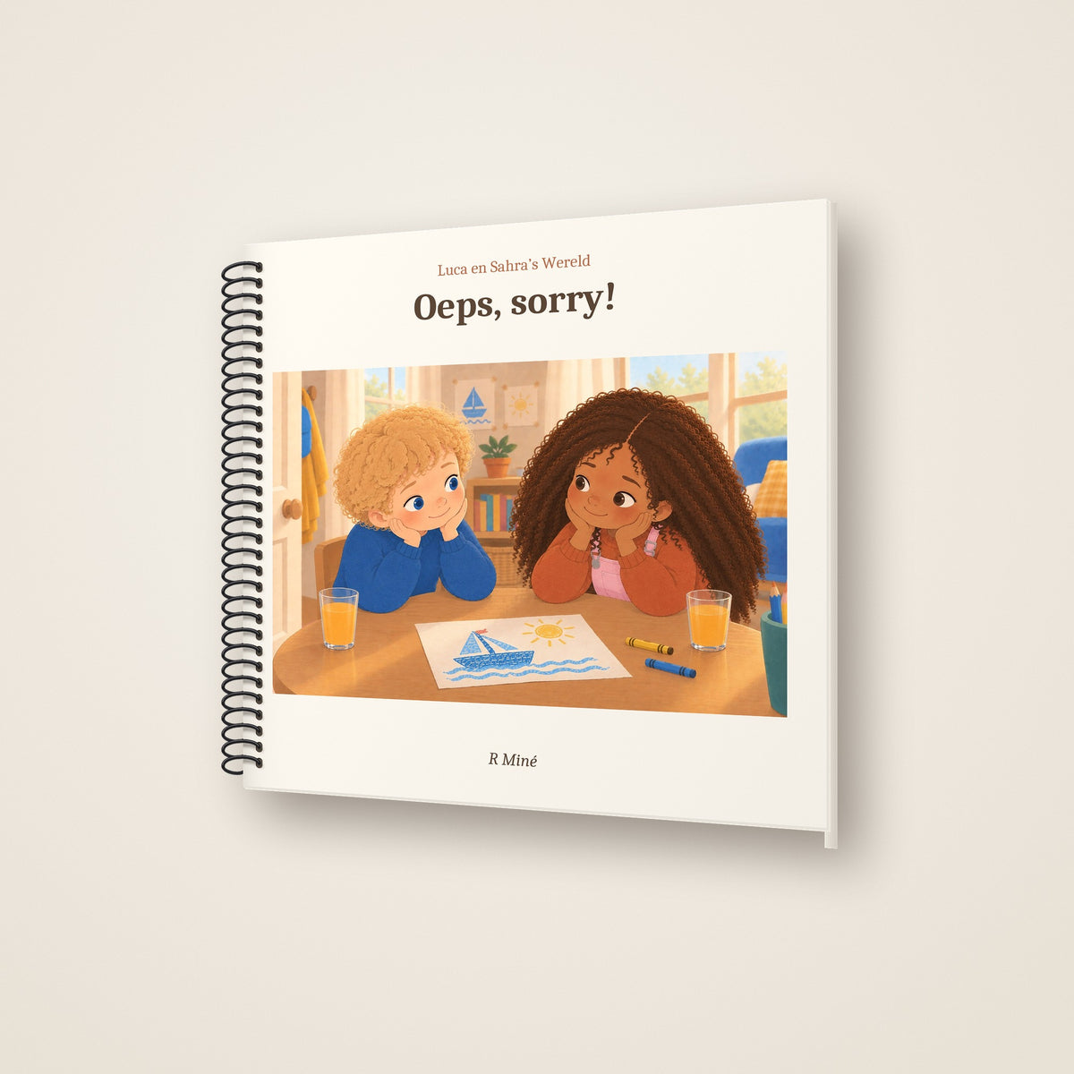 Oeps, sorry! – schuin aanzicht, spiraalgebonden