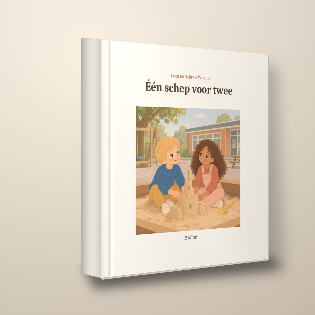 Eén schep voor twee – schuin aanzicht, hardcover