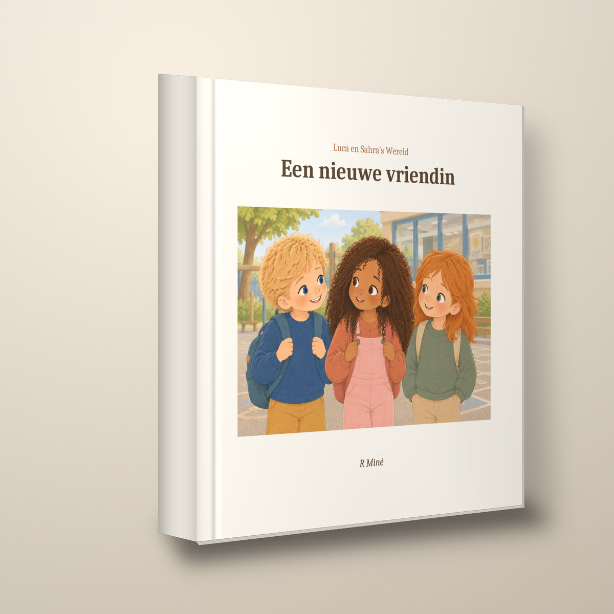 Een nieuwe vriendin – schuin aanzicht, hardcover