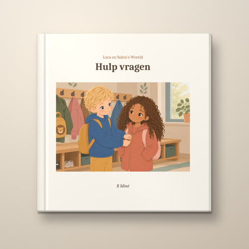 Hulp vragen – voorkant, hardcover prentenboek
